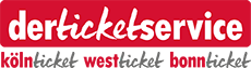 Logo der Marken der DERTICKETSERVICE.DE GmbH & Co. KG